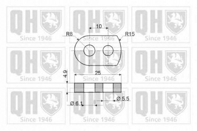 QUINTON HAZELL qts128587 -  Газовая пружина, крышка багажник